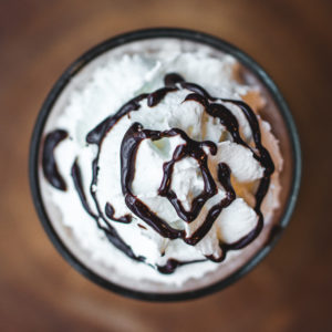 Cafe Ahora Iced Coffee Drink with Whipped Cream