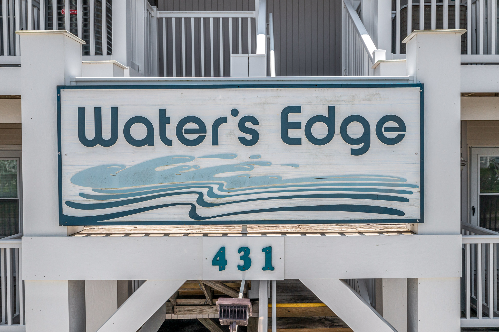 Water's Edge in Holden Beach Property Sign