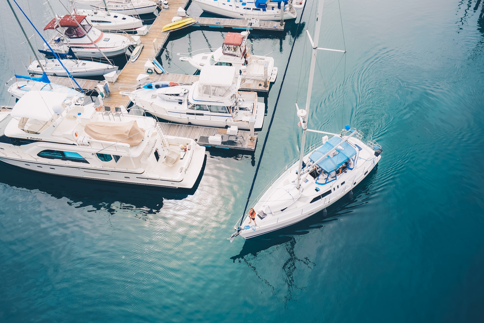 yachts at Holden Beach Marina boats