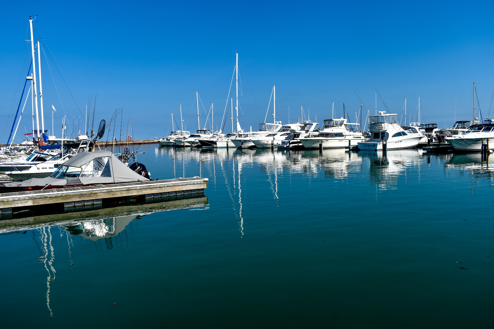 Boats at Holden Beach Marina yachts