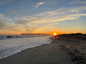 sunset at Holden Beach
