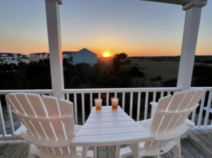 view from NC beach house rental