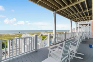 view from Oceanfront Holden Beach rental
