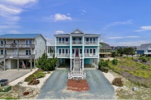 exterior view of Holden Beach vacation rental