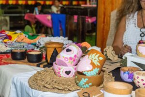 table at craft fair